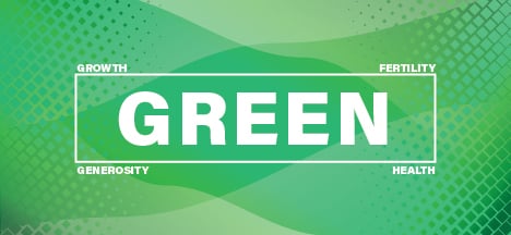 The psychology of the color green